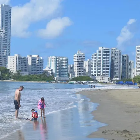 Cartagena Beach House One Block From Castillo Grande Beach Casa Playa